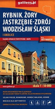 Picture of Mapa Rybnik,Żory,Jastrzębie-Zdrój, Wodzisław śląski