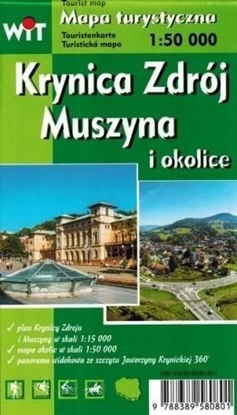 Picture of Mapa tur. - Krynica Zdrój, Muszyna i okolice WIT