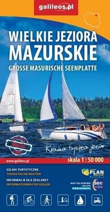 Picture of Mapa tur. - Wielkie Jeziora Mazurskie 1:50 000