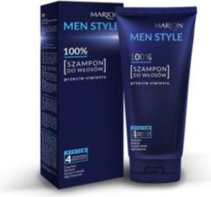 Picture of Marion Men Style 100% Szampon do włosów przeciw siwieniu 150g