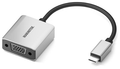 Attēls no Adapter USB Marmitek USB-C - VGA Szary  (8370)