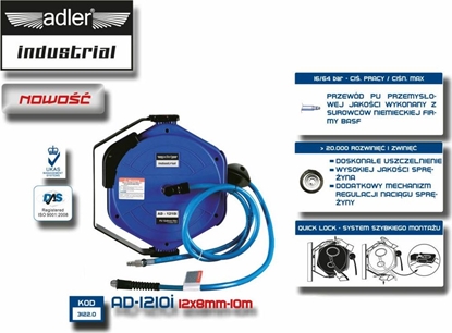Изображение Marpol W pneumatyczny na bbnie 8mm 10m (MAR31220)
