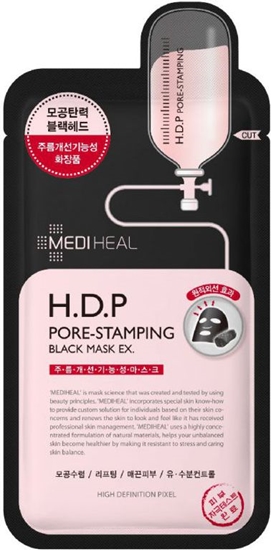 Picture of MEDIHEAL H.D.P Pore-Stamping Black Mask EX czarna maska oczysczajca pory 25ml