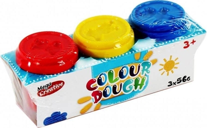 Attēls no Mega Creative MASA PLASTYCZ 3KOL 17X7X6 MC DOH TUB 24/48