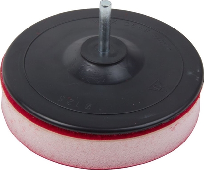 Attēls no Mega DYSK GUMOWY 125MM, TRZPIE (RZEP) + DYSTANS Z GBKI (DYSK GUMOWY POGRUBIANY 125 MM TRZPIE) - 27039