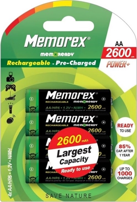 Изображение Memorex Akumulator AA / R6 2600mAh 4 szt.