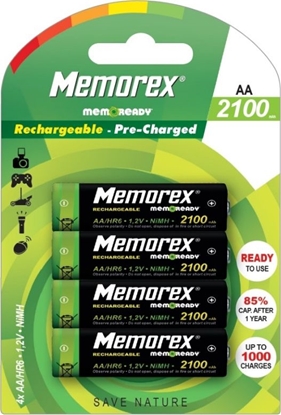 Изображение Memorex Akumulator AA / R6 4 szt.