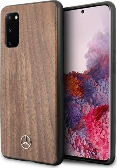 Picture of Mercedes-Benz Mercedes MEHCS62VWOLB S20 G980 hard case brzowy/brown Wood Line Walnut
