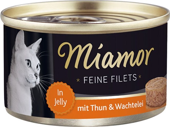 Изображение Miamor Miamor Feine Filets puszka Tyczyk i jajka - 100g