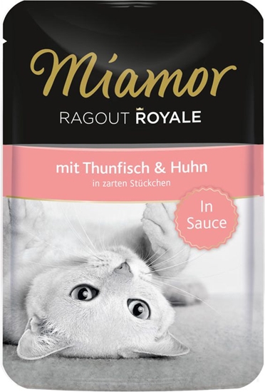 Изображение Miamor Miamor Ragout Royale saszetka Tuczyk i kura w sosie - 100g