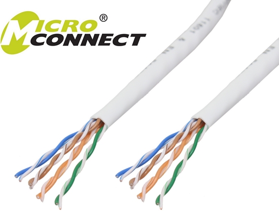 Изображение MicroConnect Kabel instalacyjny U/UTP, CAT6, 305m, PVC, szary (KAB010-305C)