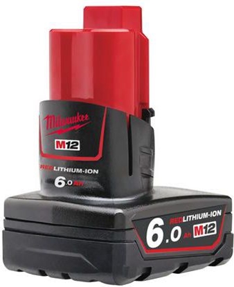 Attēls no Milwaukee Akumulator M12 B6 12V 6,0Ah (4932451395)