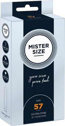 Attēls no Mister Size Mister Size Condoms prezerwatywy dopasowane do rozmiaru 57mm 10szt.
