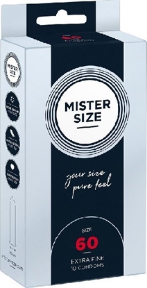 Attēls no Mister Size Mister Size Condoms prezerwatywy dopasowane do rozmiaru 60mm 10szt.