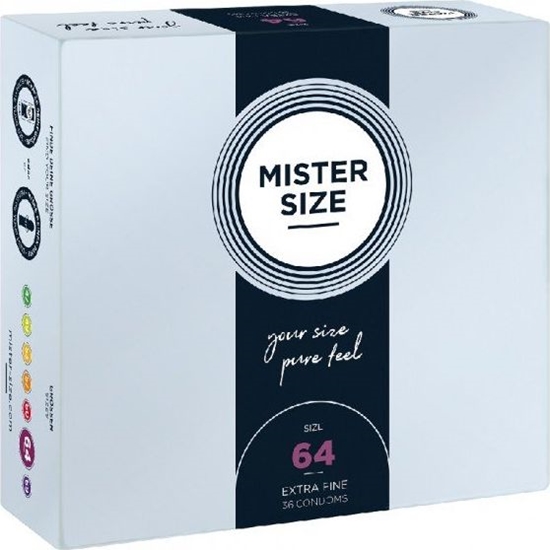Picture of Mister Size Mister Size Condoms prezerwatywy dopasowane do rozmiaru 64mm 36szt.