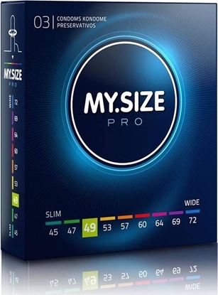 Attēls no MY SIZE PRO Prezerwatywy 49mm 3szt