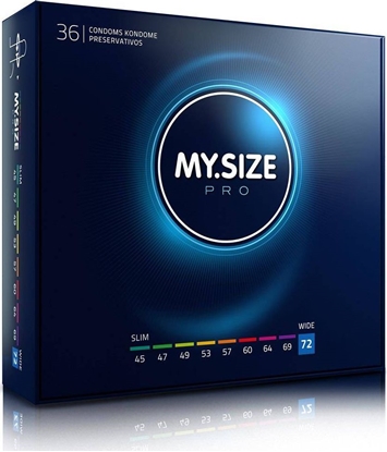 Attēls no MY SIZE PRO Prezerwatywy 72mm 36szt