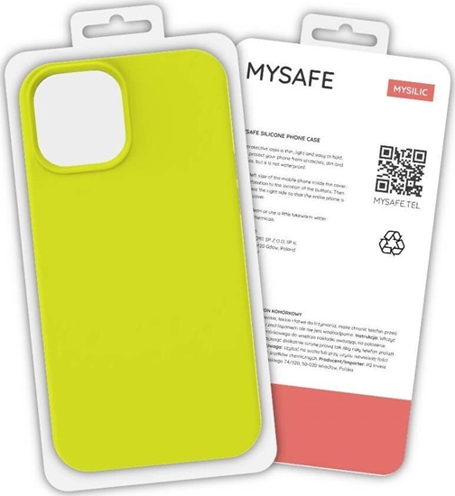 Picture of Mysafe MYSAFE ETUI SILIKONOWE IPHONE 12 MINI ÓTY PUDEKO