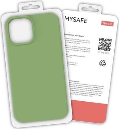 Изображение Mysafe MYSAFE ETUI SILIKONOWE IPHONE 13 MINI PISTACJA PUDEKO