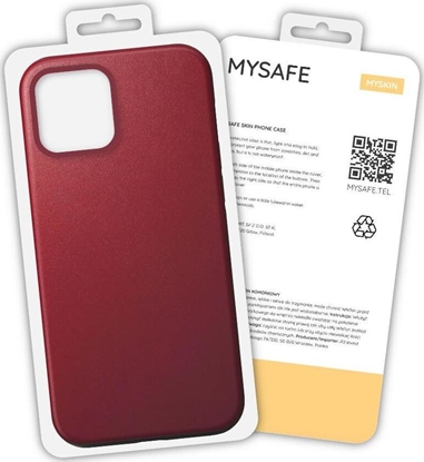 Picture of Mysafe MYSAFE ETUI SKIN IPHONE 12 PRO MAX BORDOWY PUDEKO