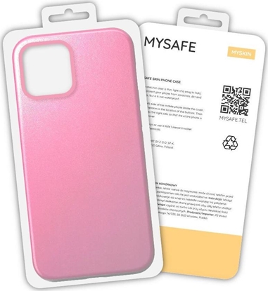 Picture of Mysafe MYSAFE ETUI SKIN IPHONE 13 PRO MAX JASNORÓOWY PUDEKO