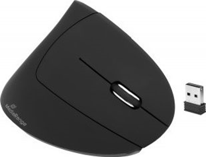 Picture of MOUSE USB OPTICAL WRL 6-BUTTON/RIGHT BLACK MROS232 MEDIARANGE