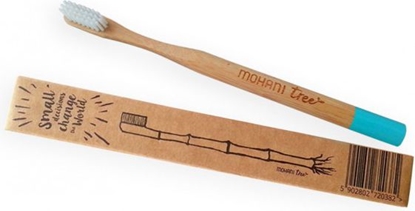 Picture of Mohani Bambusowa szczoteczka do zbów - turkusowa, wosie mikkie