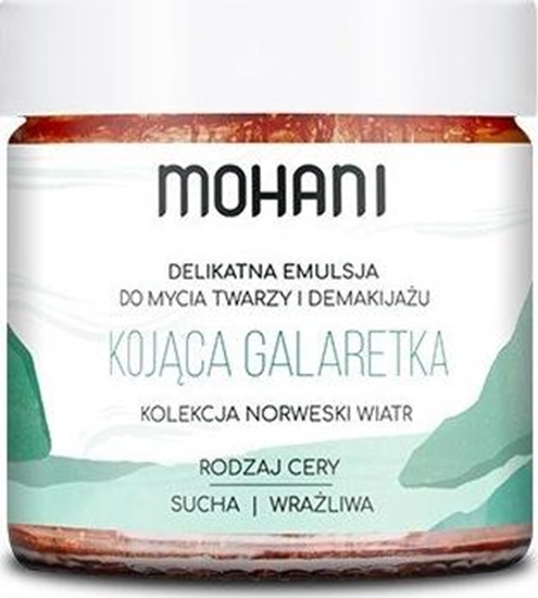 Picture of Mohani Kojąca Galaretka emulsja do mycia twarzy i demakijażu 60ml