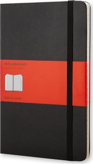 Picture of Moleskine Adresownik MOLESKINE L (13x21cm), twarda oprawa, 240 strony, czarny