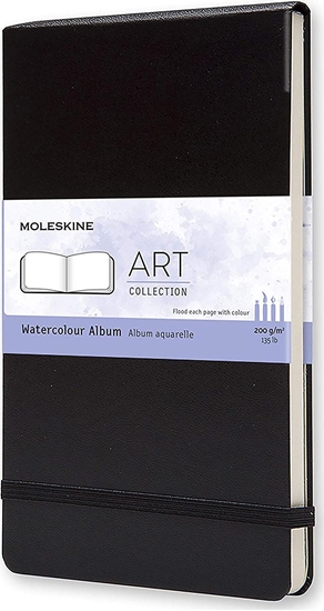 Picture of ALBUM MOLESKINE WATERCOLOR L (13X21CM) CZARNY