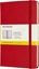 Attēls no Moleskine Notes Classic 11,5x18 tw. kratka szkaratna czerwie
