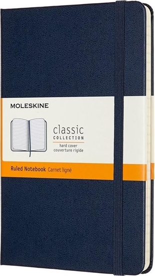 Изображение Moleskine Notes Classic 11,5x18 tw. linie szafirowy niebieski