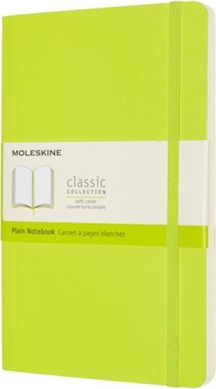 Изображение Moleskine Notes MOLESKINE Classic L (13x21 cm) gadki, mikka oprawa, lemon green, 240 stron, zielony