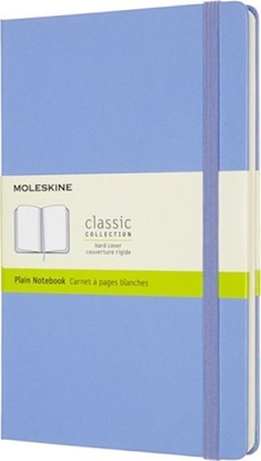 Изображение Moleskine Notes MOLESKINE Classic L (13x21 cm) gadki, twarda oprawa, hydrangea blue, 240 stron, niebieski