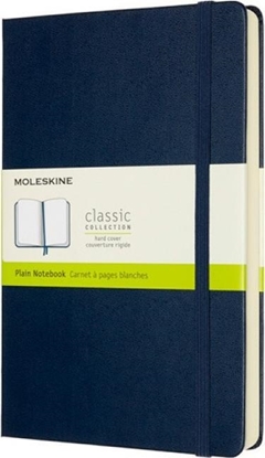 Изображение Moleskine Notes MOLESKINE Classic L (13x21 cm) gadki, twarda oprawa, sapphire blue, 400 stron, niebieski