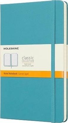 Изображение Moleskine NOTES MOLESKINE CLASSIC L (13X21 CM) W LINIE REEF BLUE