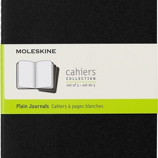Изображение Moleskine Zestaw 3 Zeszytów MOLESKINE Cahier Journals L (13x21cm) gadki, 80 stron, czarny