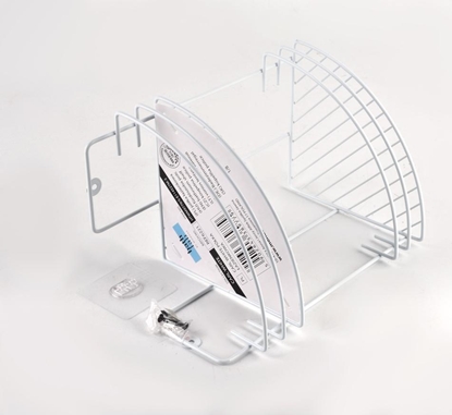 Picture of Koszyk prysznicowy Mondex Póka azienkowa H30x19x19cm 2 Poziomy Trójktna!