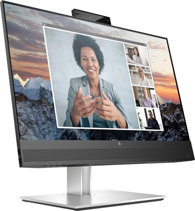 Attēls no HP E24m G4 computer monitor 60.5 cm (23.8") 1920 x 1080 pixels Full HD Black, Silver