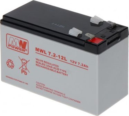 Attēls no MW Power Akumulator 12V/7.2AH-MWL