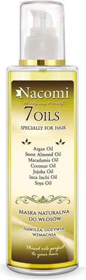 Изображение Nacomi Maska do wosów 7 Olei intensywnie regenerujca 100ml