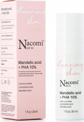 Attēls no Nacomi NACOMI_Next Level Mandelic Acid + PHA 10% serum z kwasem migdaowym 30ml