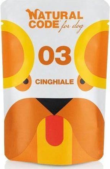 Picture of Natural Line s.r.l NATURAL CODE PIES sasz.100g 03 DZIK /20