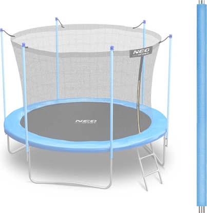 Изображение Neo-Sport Słupek górny do trampoliny z siatką wewnętrzną 6 ft niebieski Neo-Sport