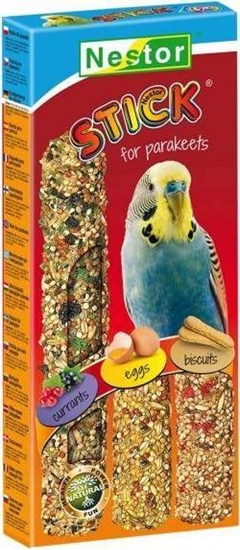 Picture of Nestor Nestor Kolba 3 W 1 dla maych papug Porzeczki, Jajka, Biszkopty 130g