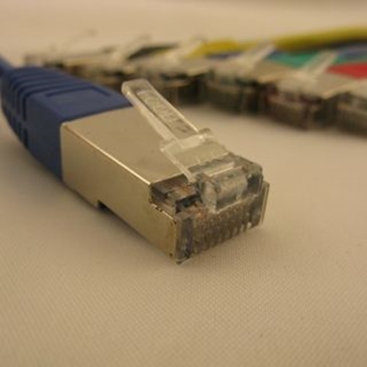 Picture of NetRack patchcord RJ45, osonka zalewana, kat. 5e FTP, 5m niebieski (BZPAT5FB)