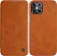 Picture of Nillkin Qin skórzana kabura etui iPhone 12 Pro Max brzowy uniwersalny