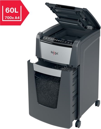 Picture of Rexel Optimum AutoFeed+ 300M Paper Shredder Micro-cut shredding 2x15 mm P-5 60L 55 dB
