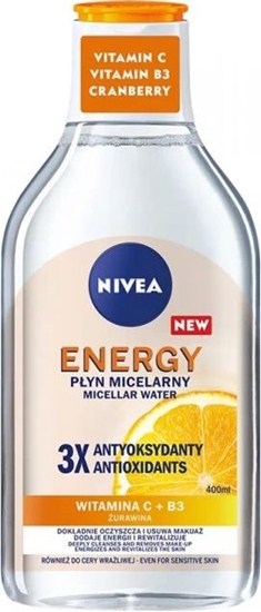 Изображение Nivea Energy pyn micelarny z 3 antyoksydantami 400ml