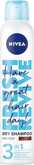 Picture of Nivea Fresh Revive Suchy Szampon do wosów 3in1 Dark 200ml